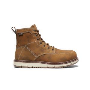 Women's San Jose 6" Waterproof Boot (Aluminum Toe) | Almond/Gum
