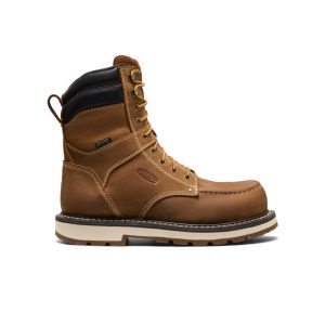 Men's Cincinnati 8" Waterproof 90° Heel Boot (Carbon Toe)  |  Belgian/Sandshell