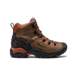 Men's Pittsburgh Energy 6" Waterproof Boot (Soft Toe)  |  Cascade Brown/Black